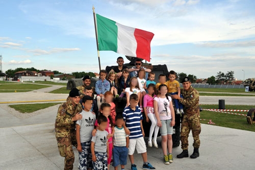 Il CIMIC del Contingente italiano in Kosovo supporta il ricovero d’urgenza in Italia di bambini kosovari